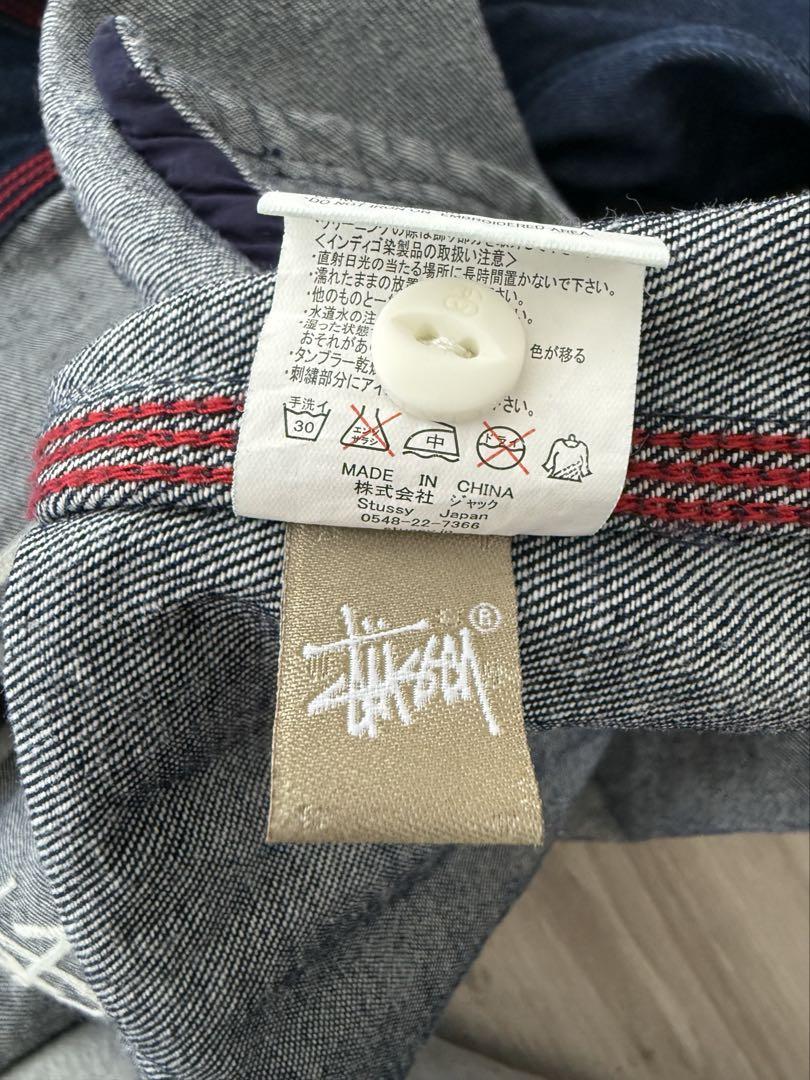 STUSSY フード付きデニムジャケット