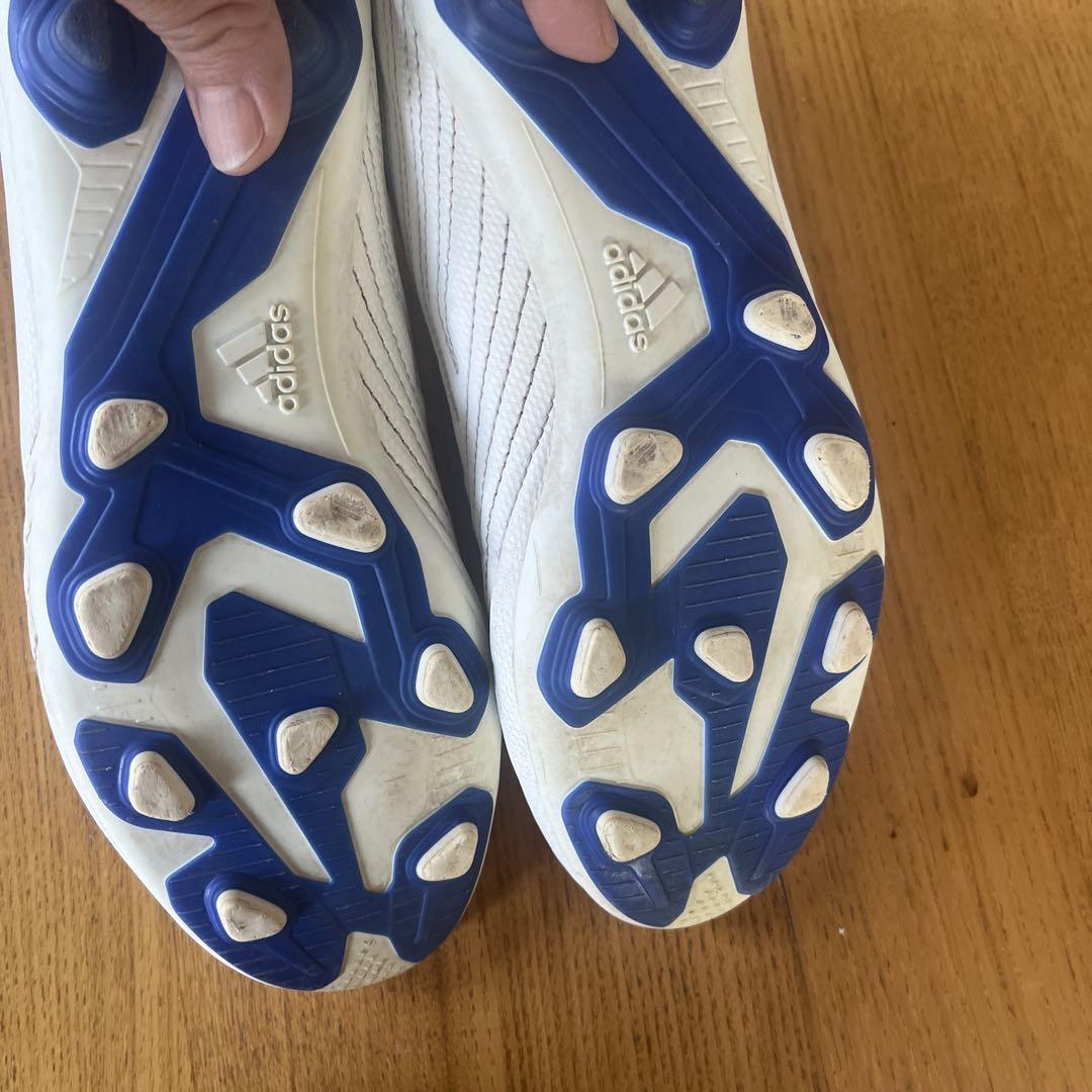 adidas Predator サッカーシューズ ホワイト/ブルー シューズ