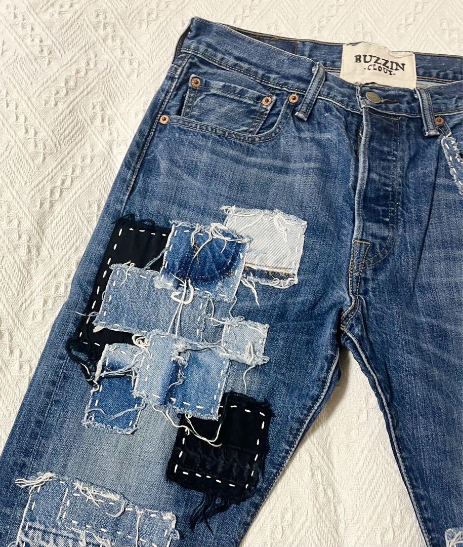 BUZZIN CLOUT Levi’s remake 再構築 W32 フレア 画像3