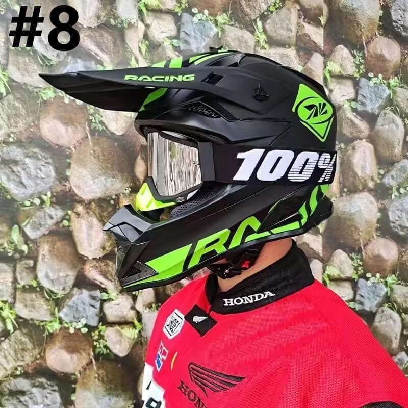 ゴーグル付き!ATV バイク オフロードヘルメット フルフェイスヘルメット L ゴーグル付き!ATV バイク オフロードヘルメット フルフェイスヘルメット L