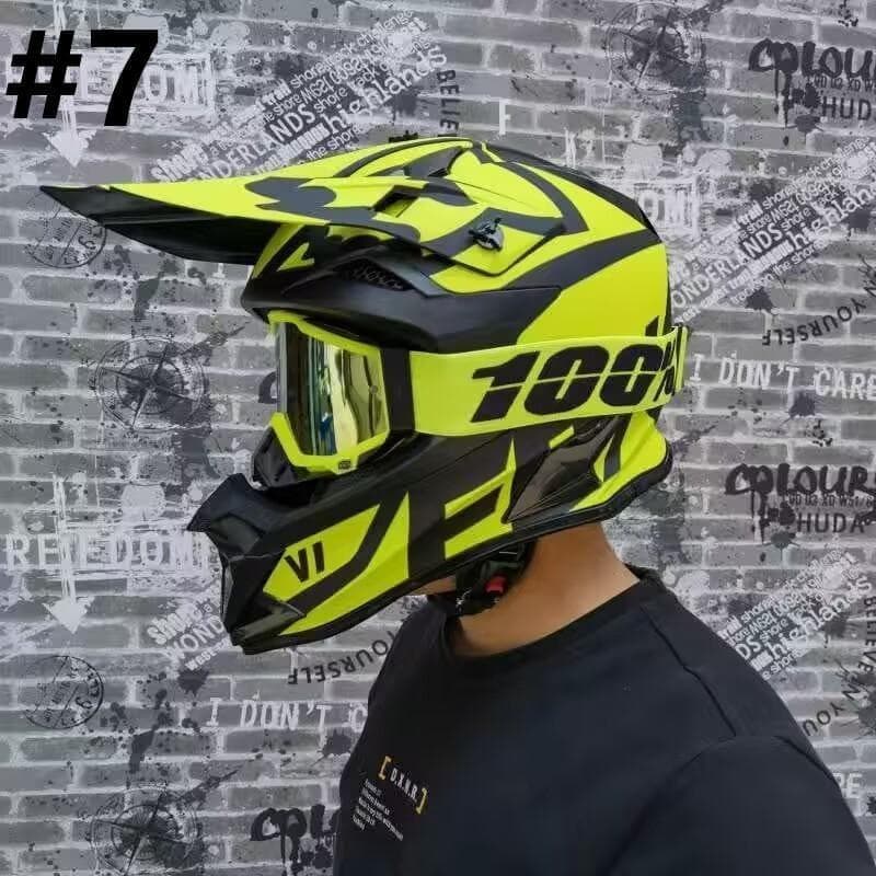 ゴーグル付き!ATV バイク オフロードヘルメット フルフェイスヘルメット L ゴーグル付き!ATV バイク オフロードヘルメット フルフェイスヘルメット L