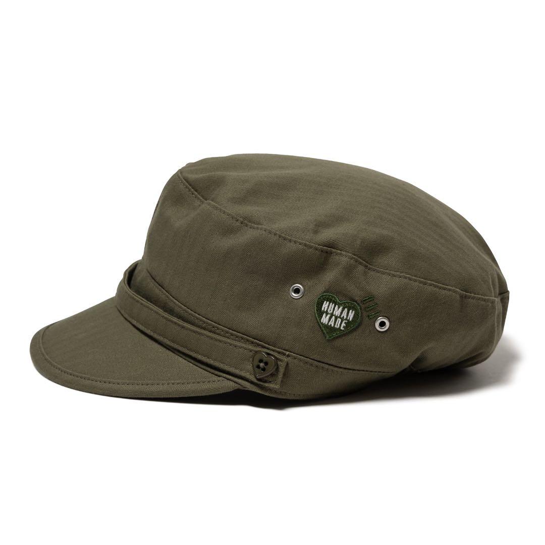 新品 完売 ヒューマンメイド MILITARY CAP Mサイズ キャップ