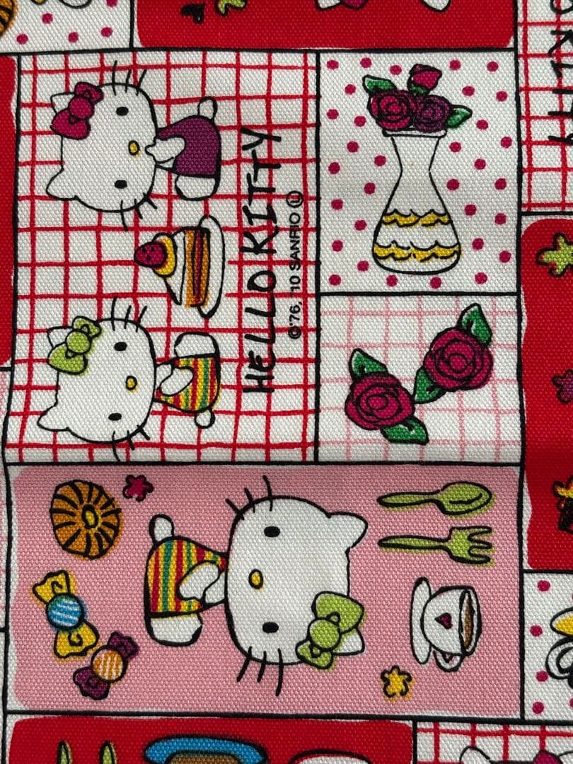 サンリオ ハローキティ ミミィ レトロ オックス生地 はぎれ 約50cmSanrio NEXPOTALLINN_EU
