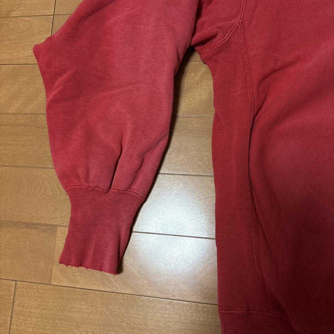 90s 目あり Champion チャンピオン リバースウィーブ レッド XL