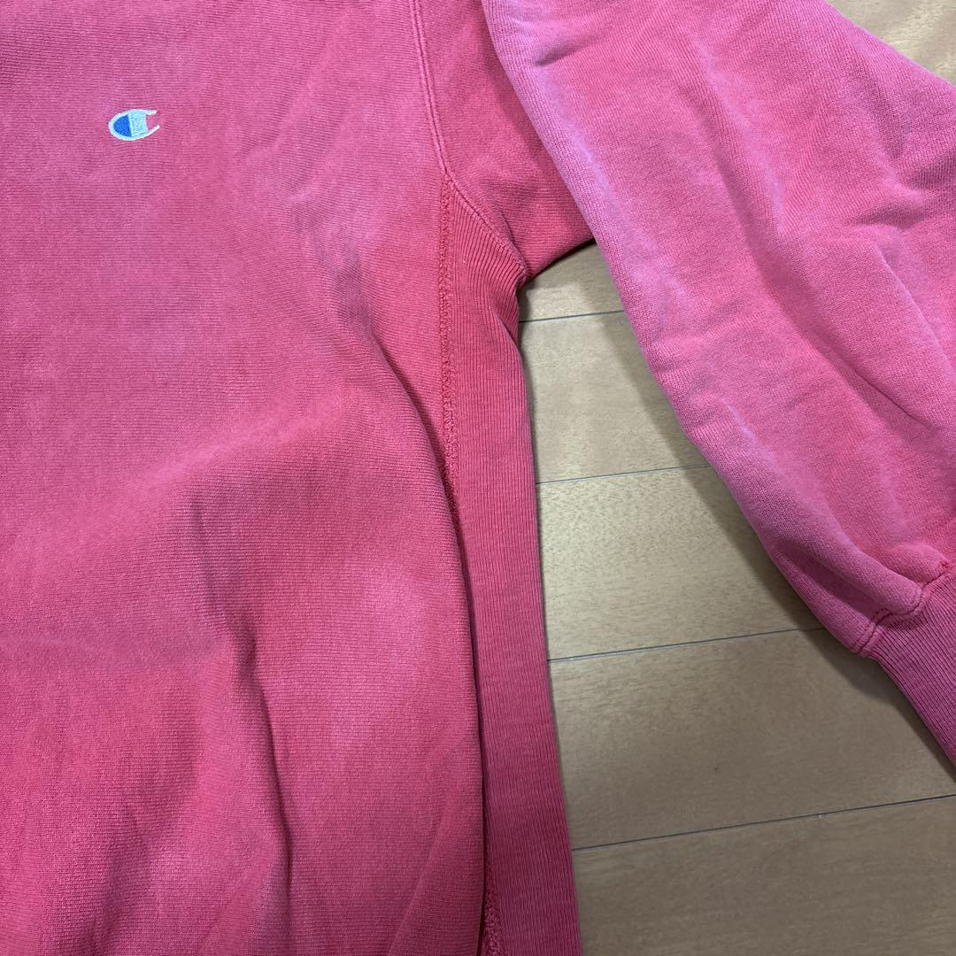 90s 目あり Champion チャンピオン リバースウィーブ レッド XL