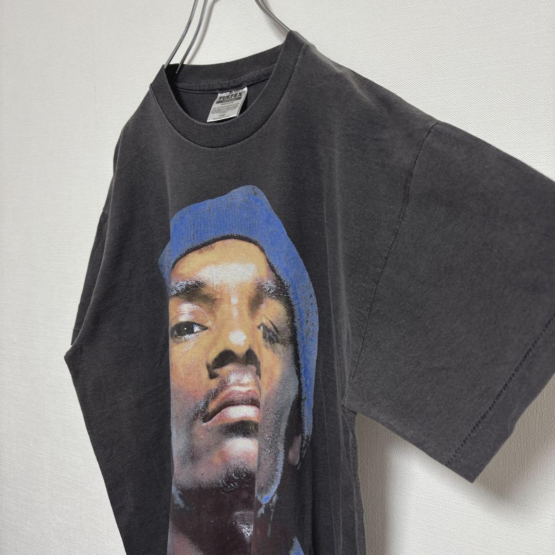 90s スヌープドック　極上フェード　usa製　シングルステッチ　半袖tシャツ