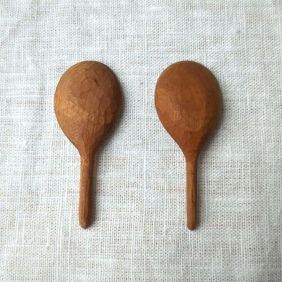 未使用品　三谷龍二　茶匙　ミニスプーン　2本セット