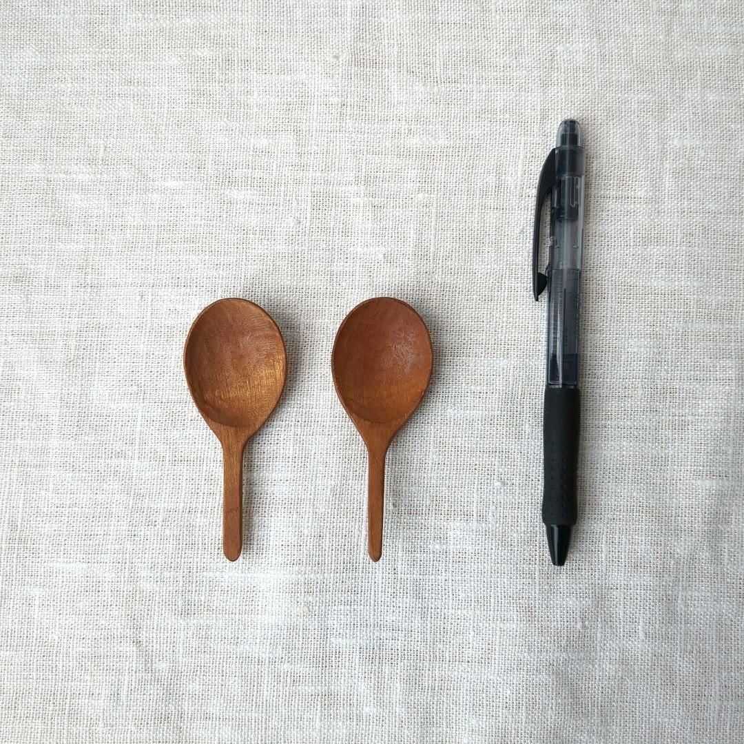 未使用品　三谷龍二　茶匙　ミニスプーン　2本セット