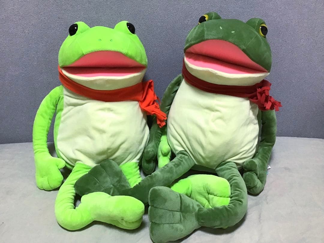 おとぼけケロピョン ほんわかマフラー ウルトラBIG ケロピョン＆ぎゃ