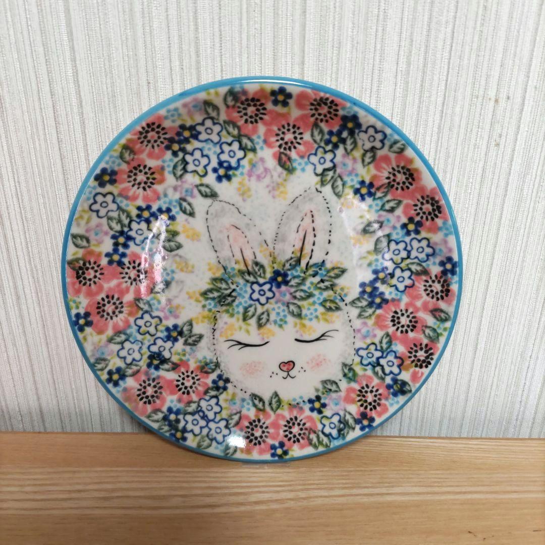 新品】ポーリッシュポタリー ♡ VENA社 プレート 16cm うさぎ