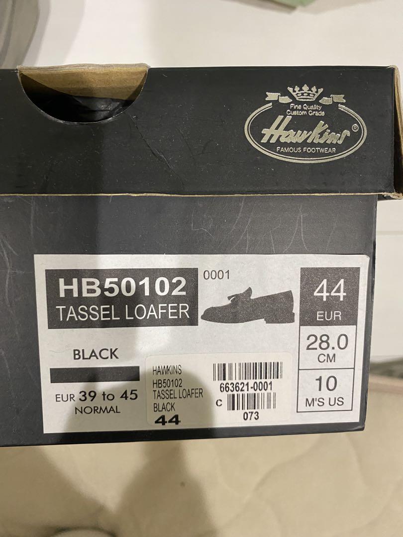 【新品未使用】Hawkins 黒 レザー タッセル ローファー