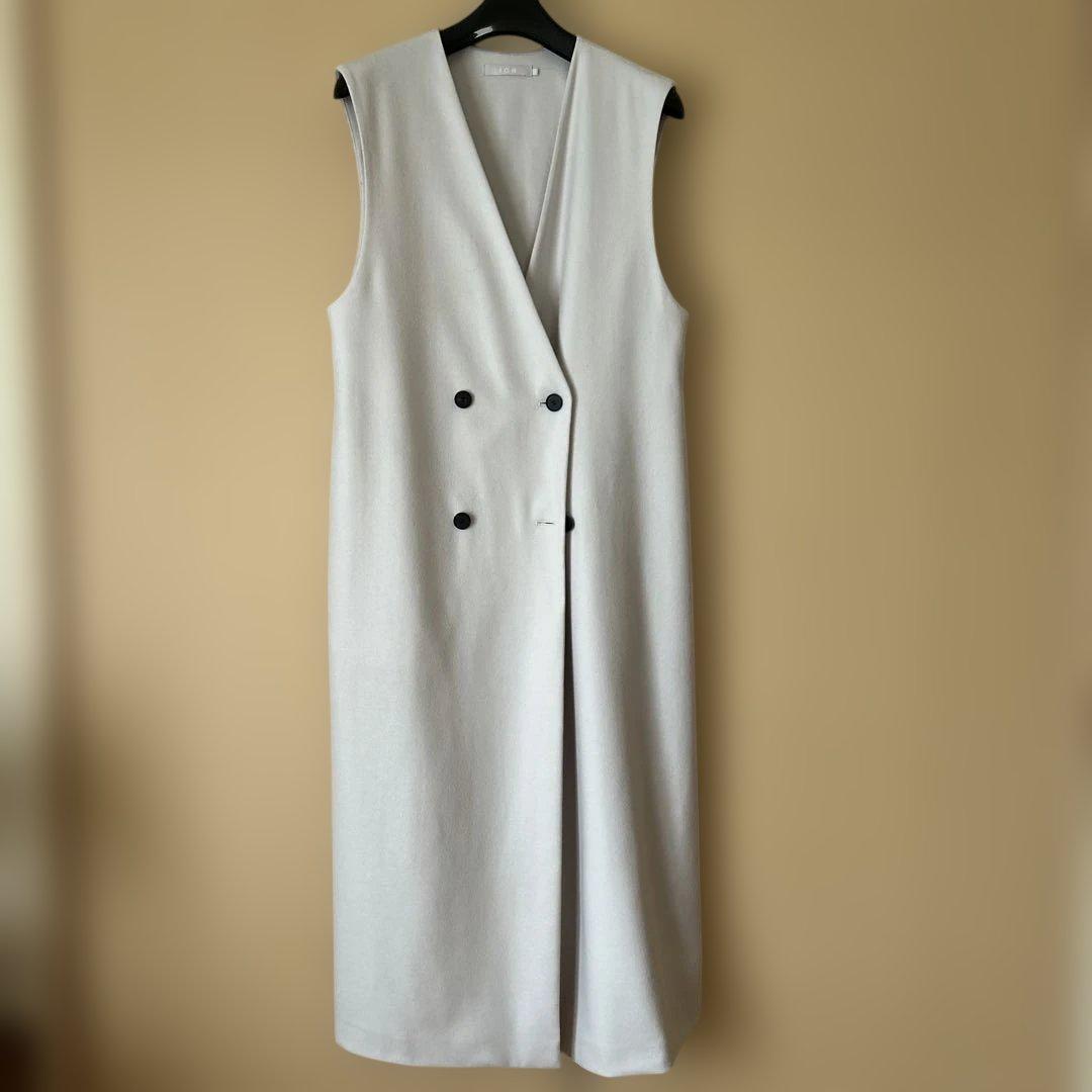 ウールミルドサキソニー 2WAYジレワンピースM・iCB