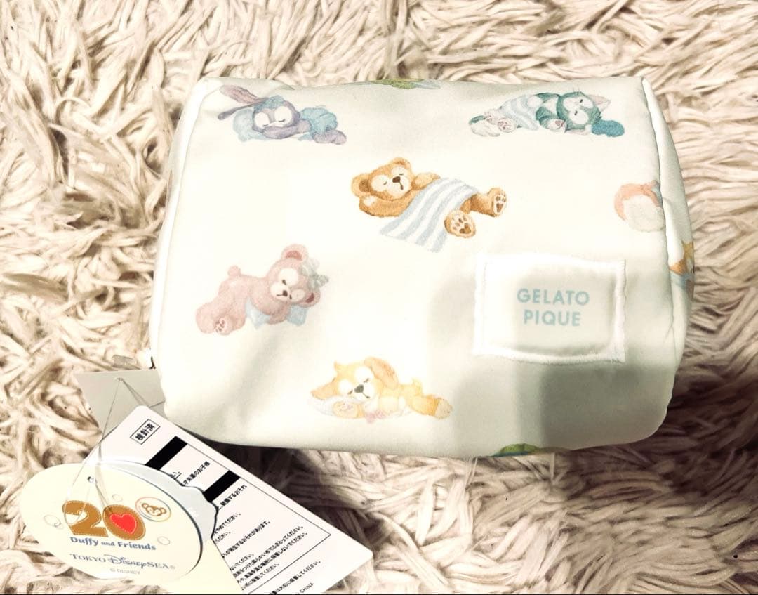 ディズニー　ジェラピケ　コラボ　ポーチ