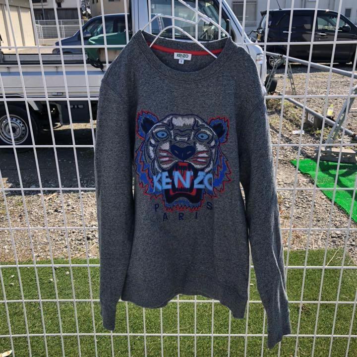 確実正規品 KENZO/ケンゾー スウェットトレーナー レア物 希少 刺繍ロゴ