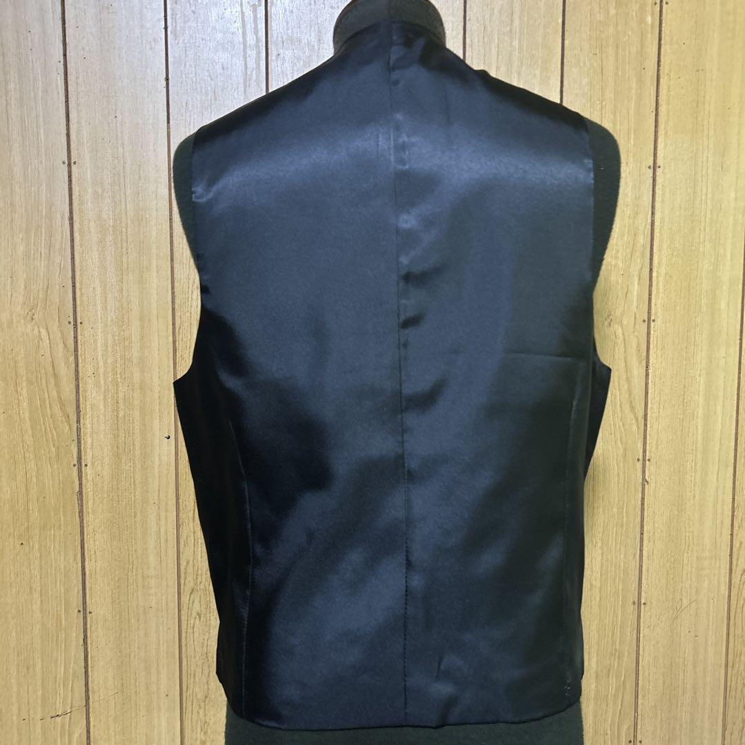 リバーシブル黒グレーベスト付