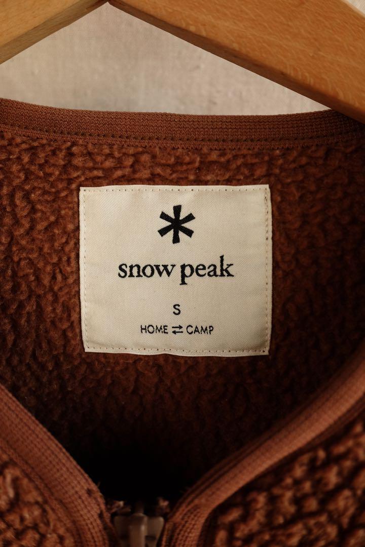 snow peak サーマルボアフリースプルオーバー スノーピーク