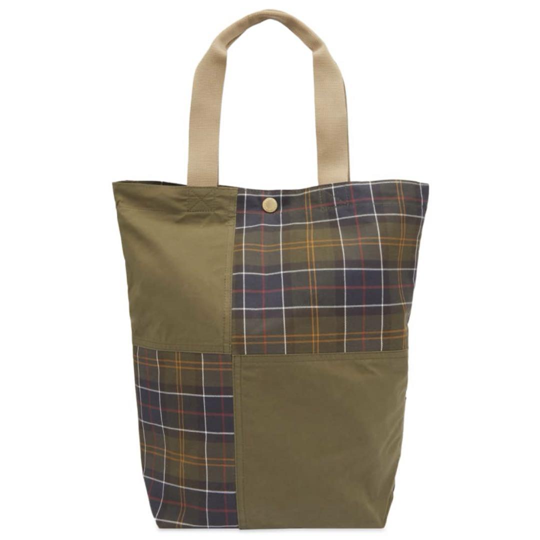 【新品未使用】Barbour トランスポートパッチワーク トート定価18700円