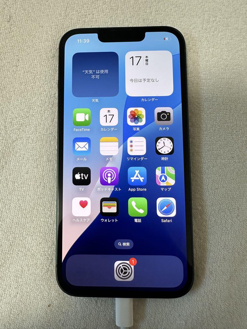 【良品】iPhone13 128GB グリーン　SIMフリー
