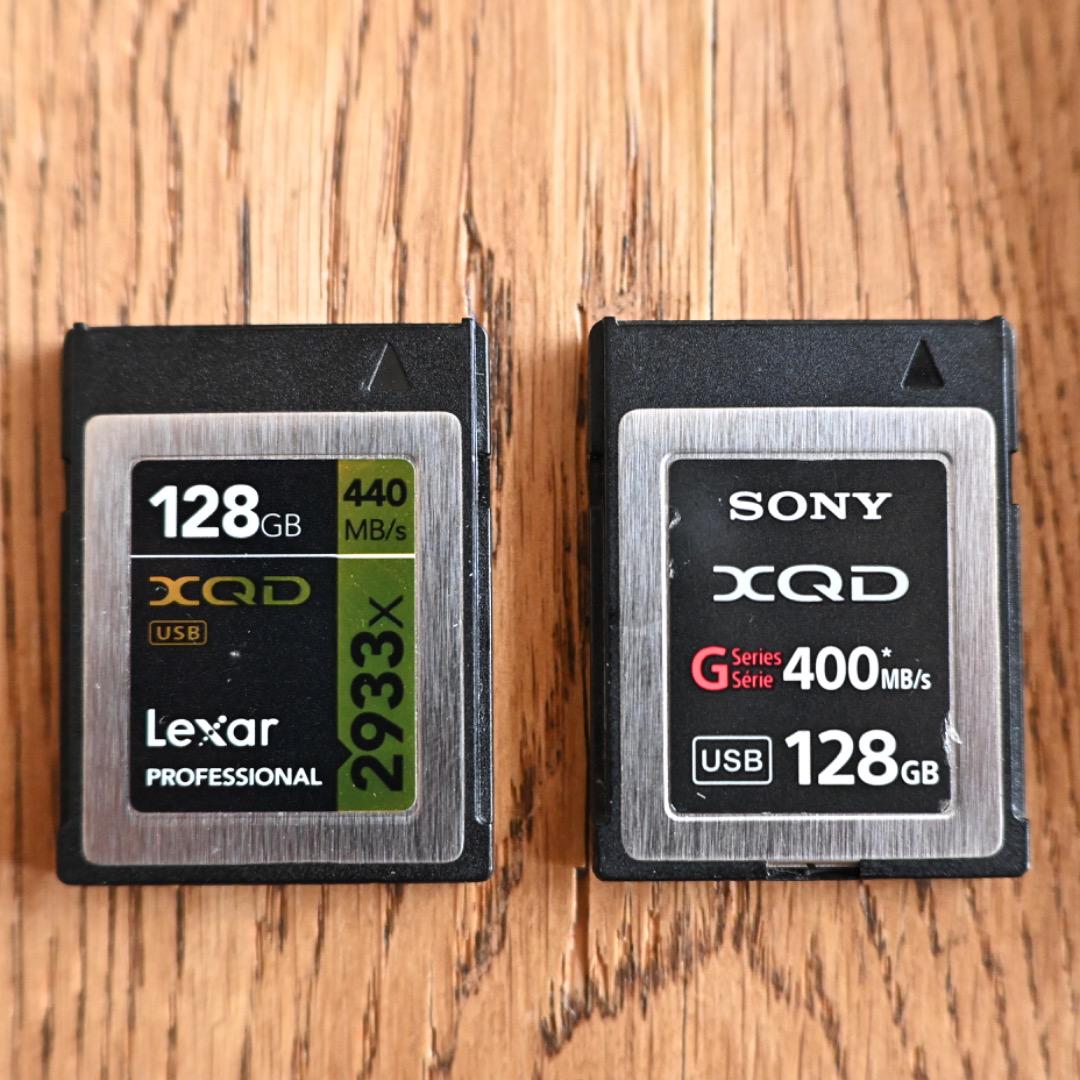 美品✴︎ Lexar Sony XQDカード 128GB 2枚セット おまけつき