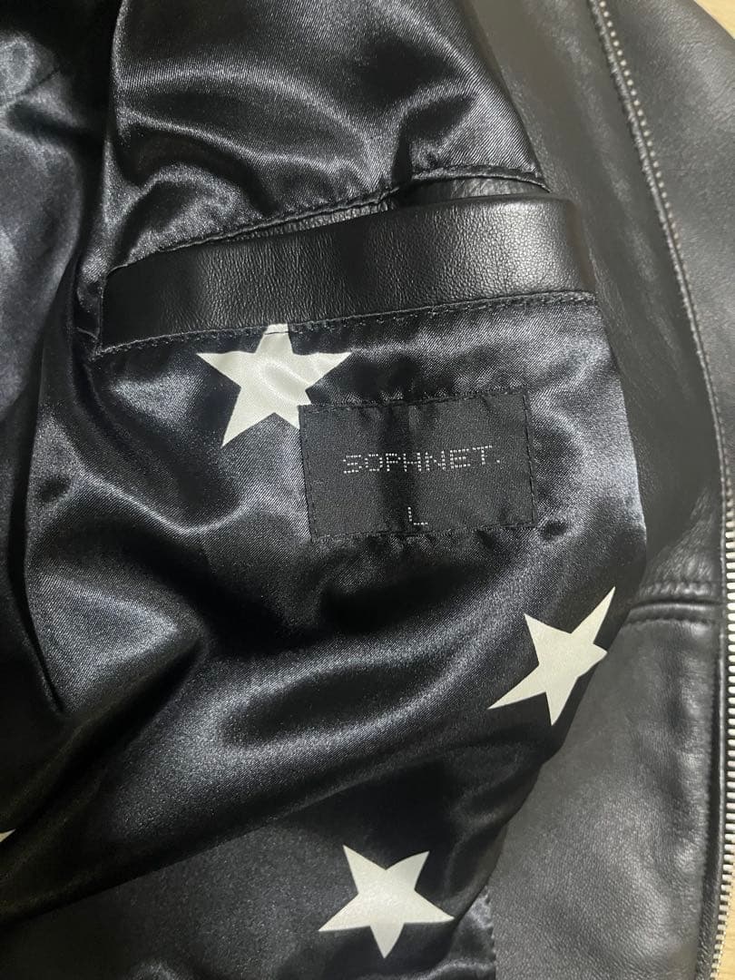 ソフネット ショット ライダース L 黒 ソフネット ショット ライダース L 黒