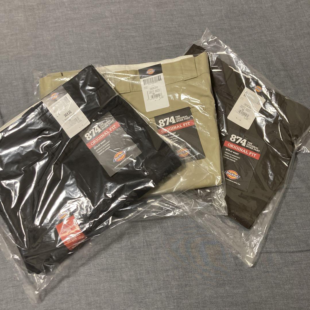Dickies 874ワークパンツ W36xL30 3本セット