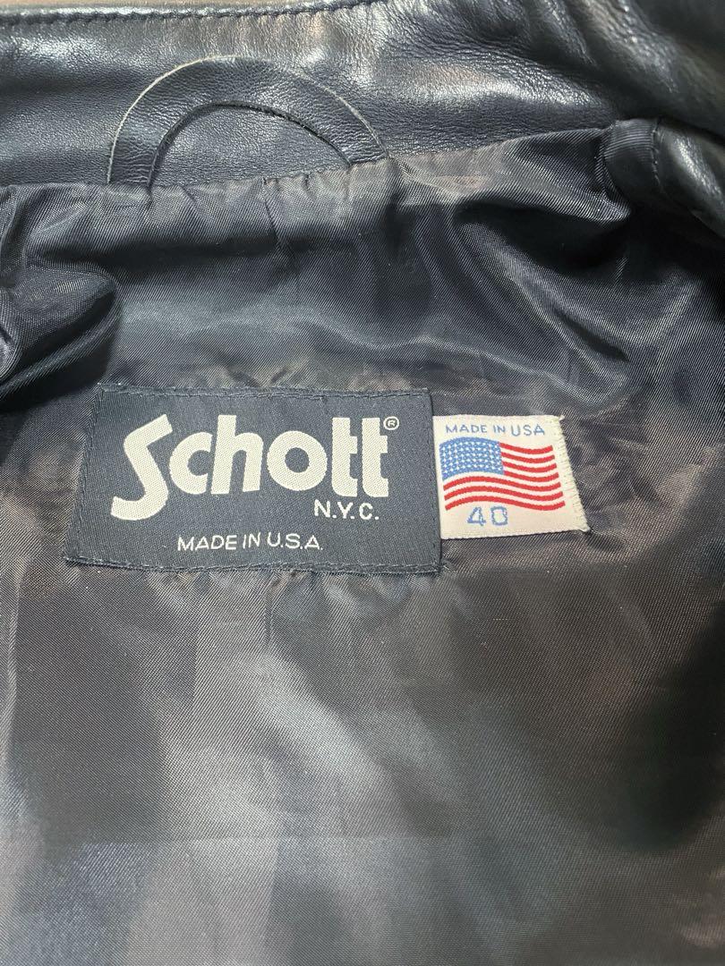 SCHOTT★ショット★シングルレイダース★レザージャケット★40★牛革★