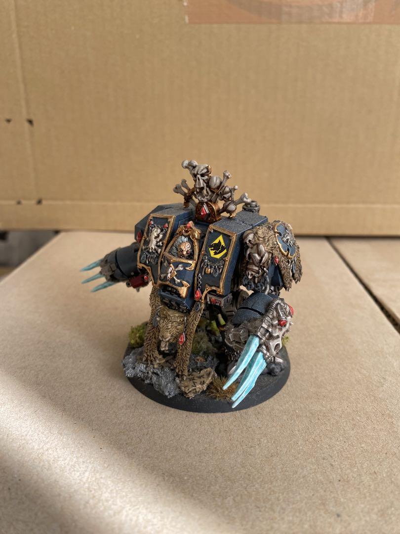 ウォーハンマー　塗装済み　Space Wolves - Murderfang