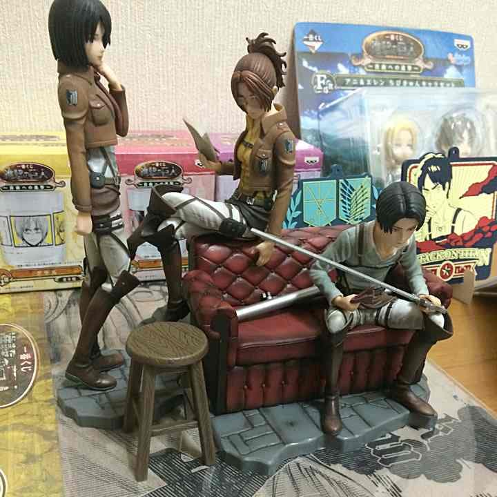 メルカリ 一番くじ ミカサ リヴァイ ハンジ コミック アニメ 11 0 中古や未使用のフリマ