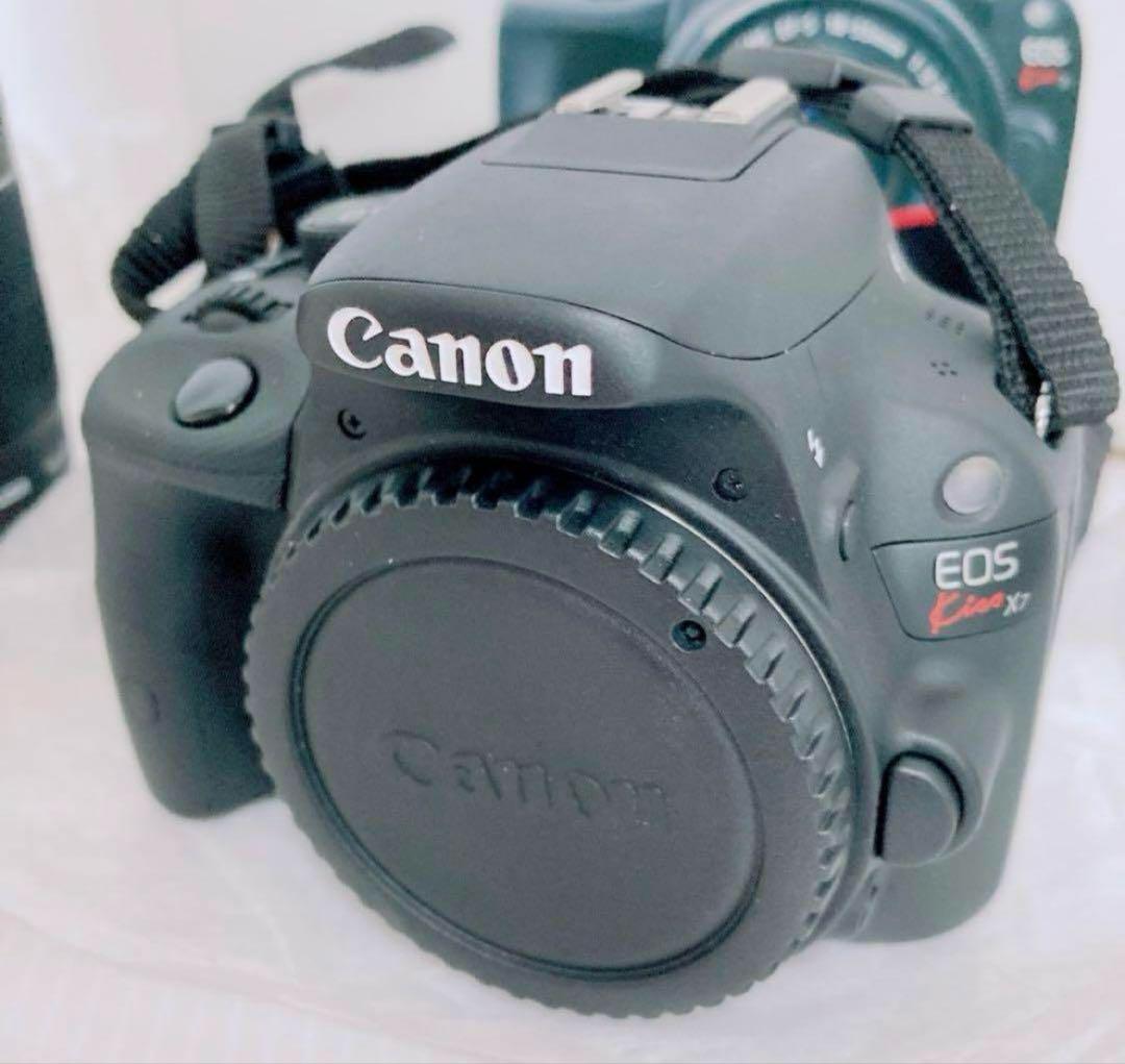 Canon EOS kiss X7 ダブルズームキットSDカードカメラ用バッグ付