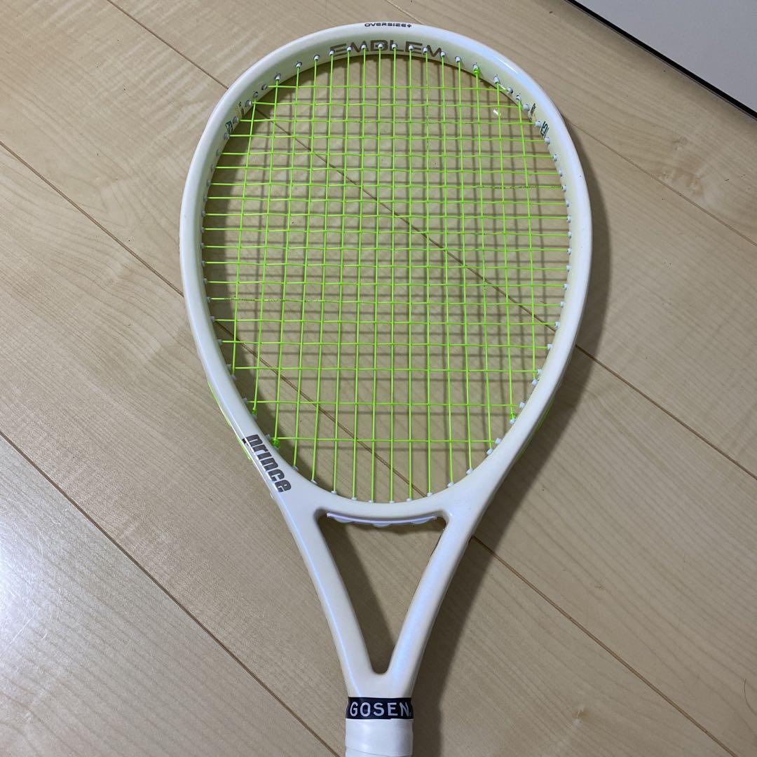 【超美品_グリップテープ新品】テニス　プリンス　エンブレム120 G1 247g 超美品_グリップテープ新品】テニス プリンス エンブレム120 G1 247g