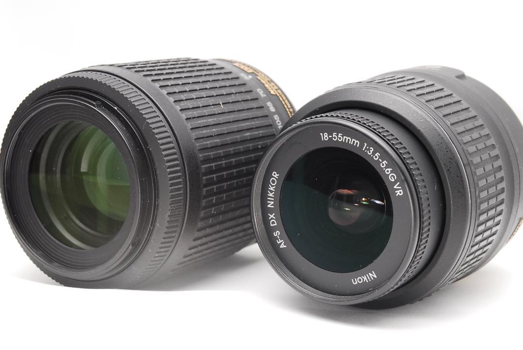 Nikon D3200 ♥ダブルレンズ ♥運動会に♥コンパクト♥ 一眼レフ