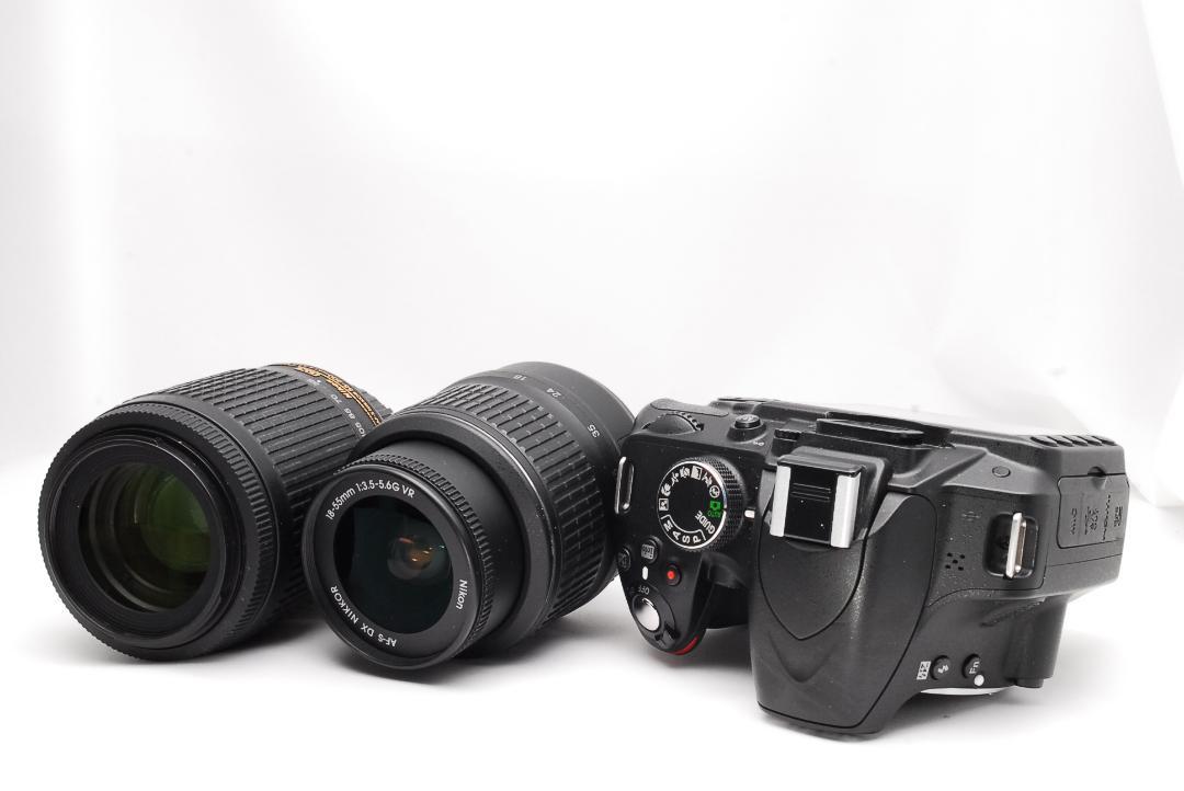 Nikon D3200 ♥ダブルレンズ ♥運動会に♥コンパクト♥ 一眼レフ
