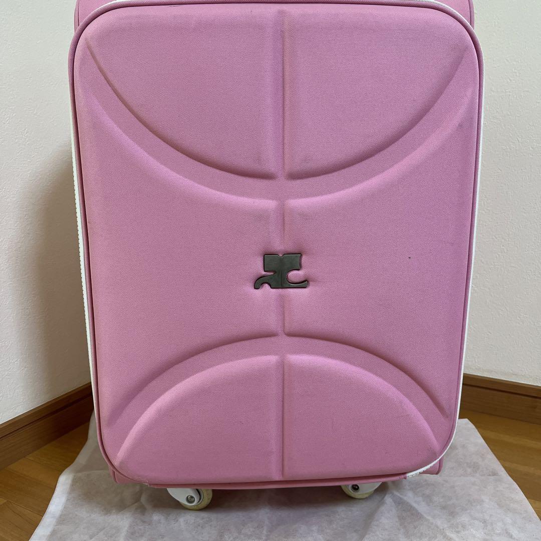 courreges クレージュ　キャリーケース　スーツケース　旅行バッグ