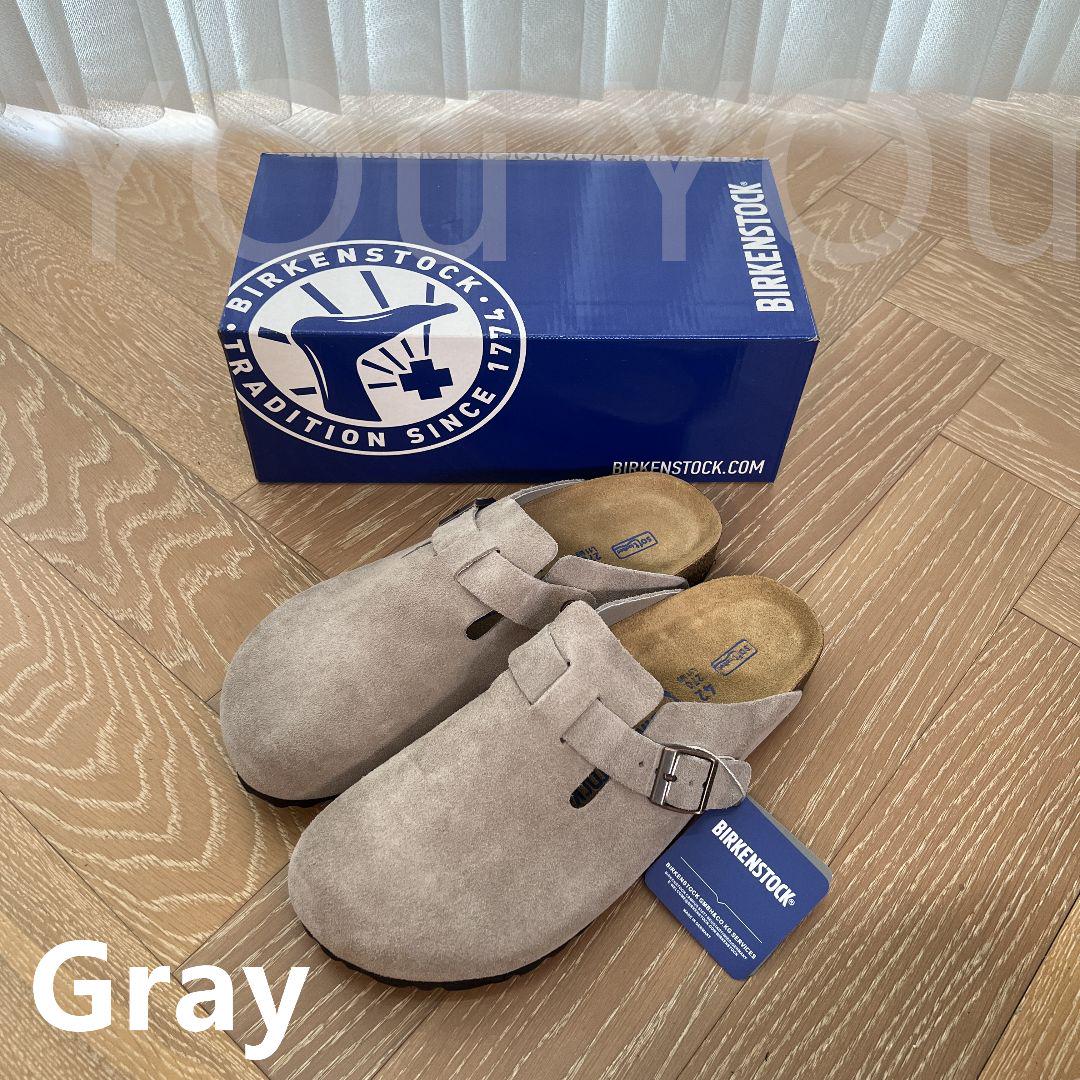 BOSTON BIRKENSTOCK ビルケンシュトック サンダル グレー 男