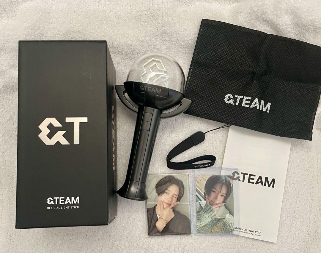 【&TEAM 】Kくんトレカおまけ付き　OFFICIAL LIGHT STICK