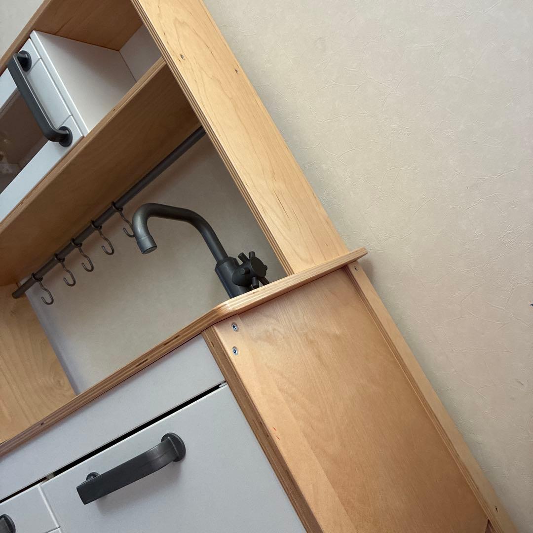 木製おもちゃのキッチン ままごと　キッチン　電子レンジ　シンク　IH
