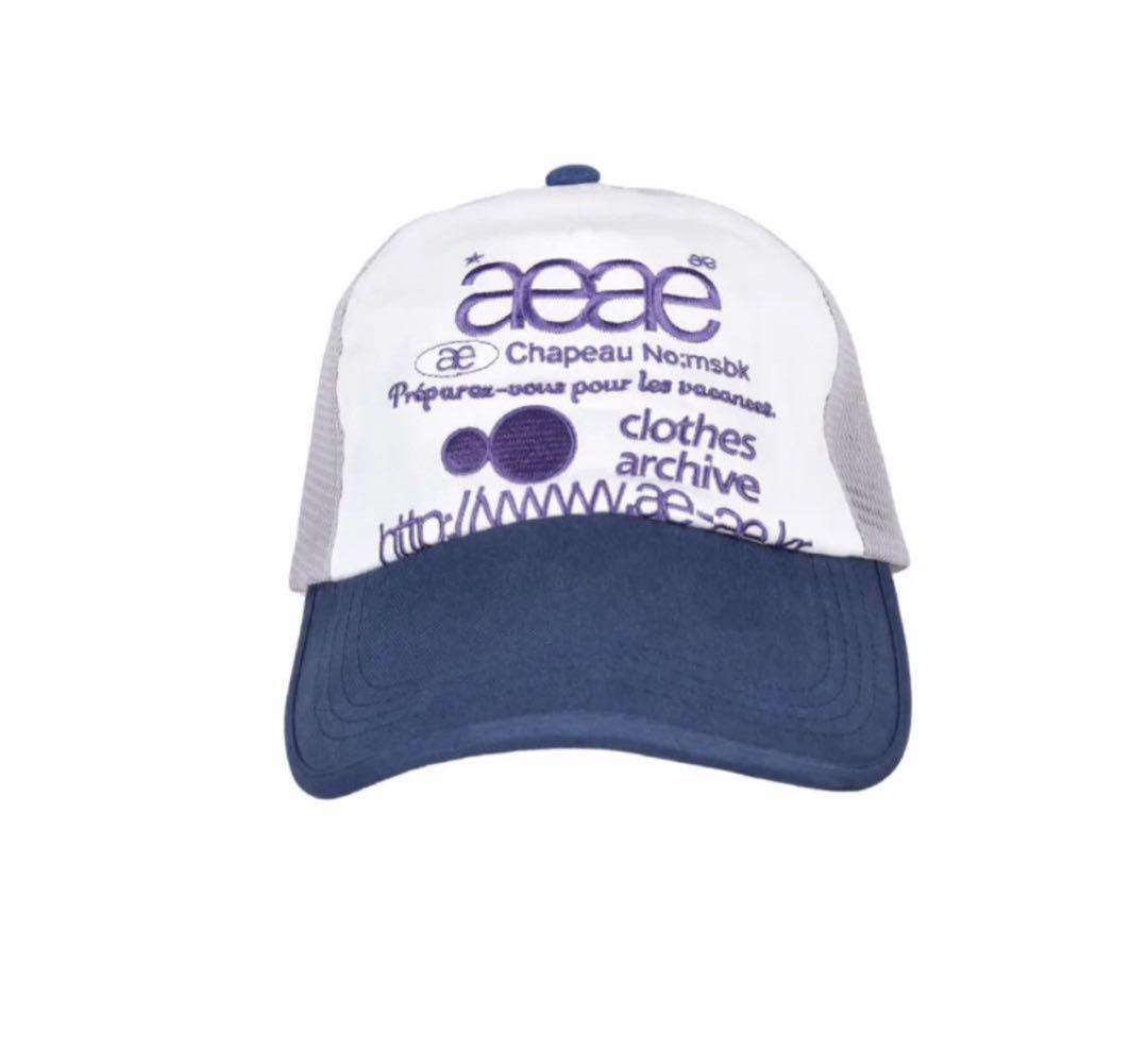 aeae メッシュ ロゴ キャップ