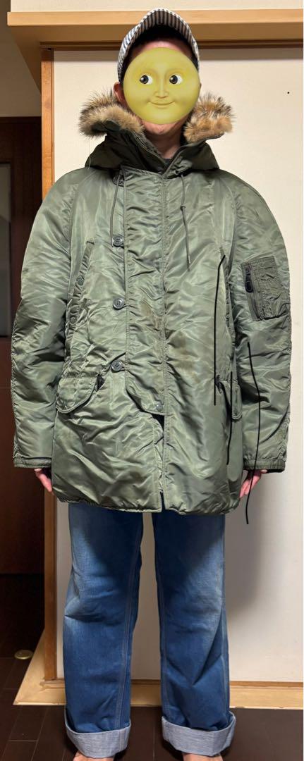 け*け様 60s 実物 ビンテージ N-3B S ミリタリー　軍　L