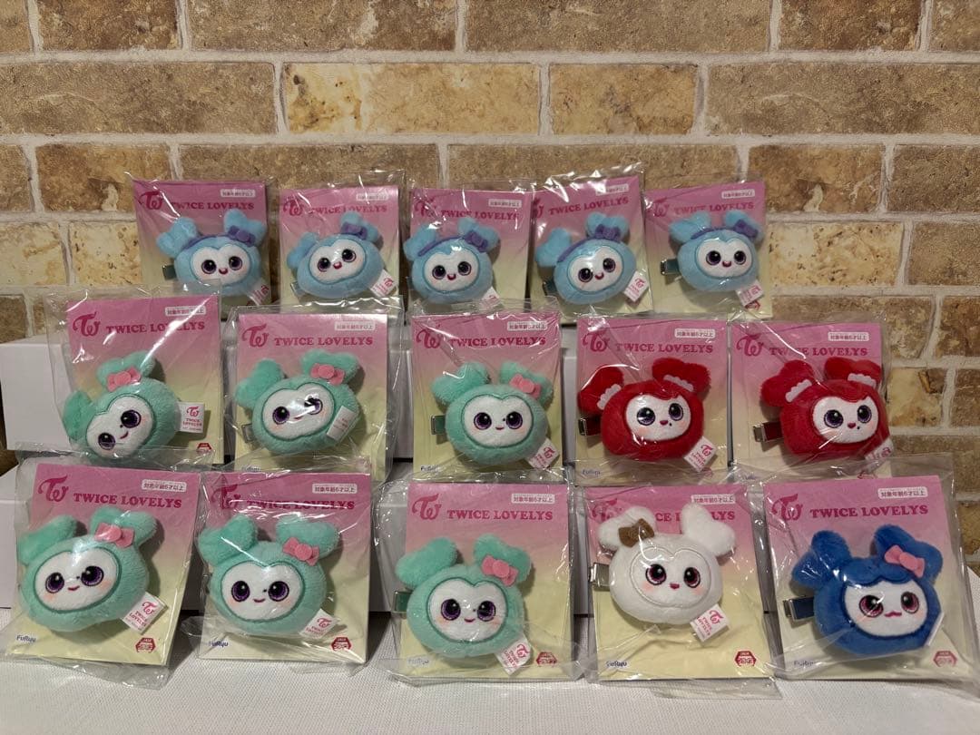 GIGO TWICE LOVELYS ぬいぐるみヘアピン 15点セット