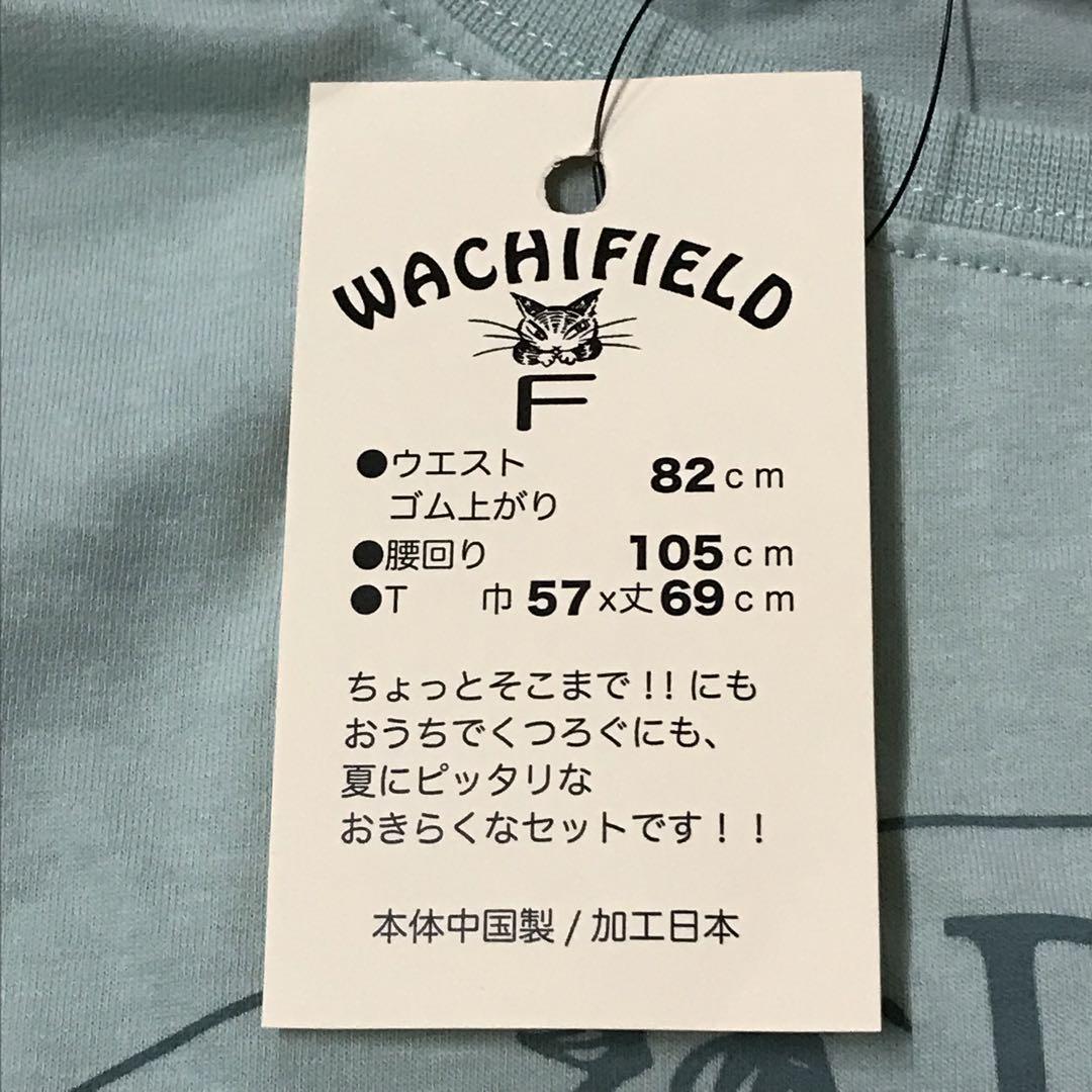 未使用保管品　わちふぃーるど　猫のダヤン　おきらくセット　マリン　ミント系　上下