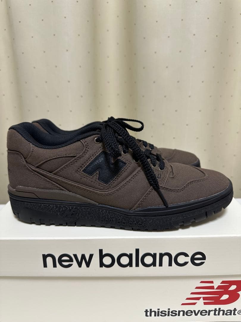 thisisneverthat × NewBalance550 ブラウン27cm