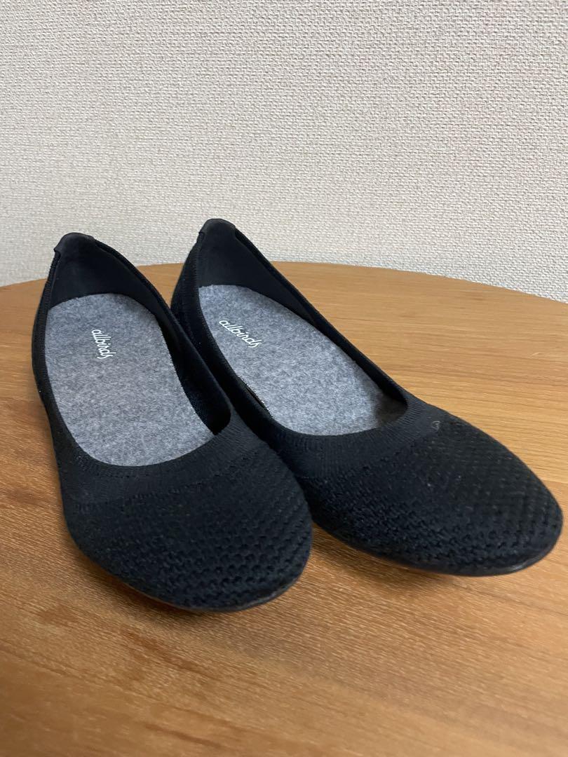 【Allbirds 】オールバーズ　フラットシューズ　ブラック 25センチ
