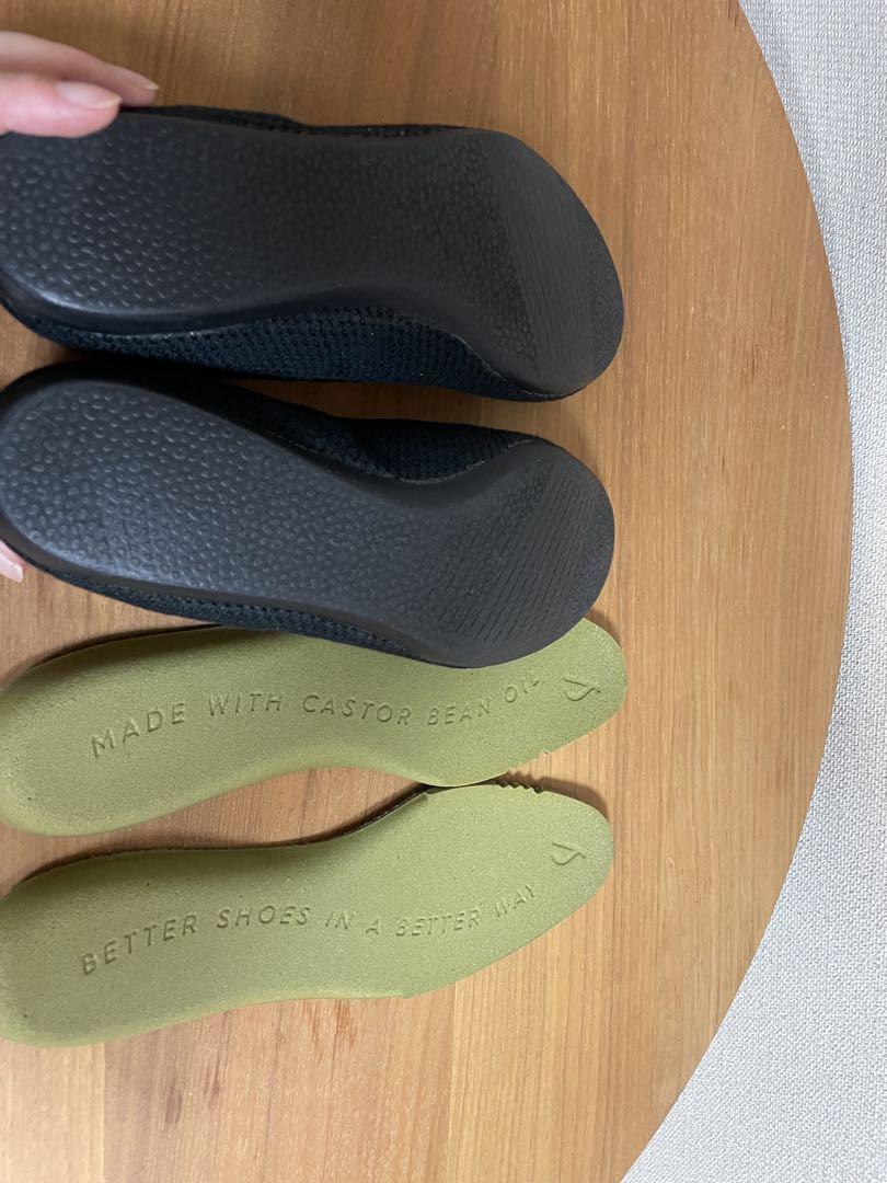 【Allbirds 】オールバーズ　フラットシューズ　ブラック 25センチ