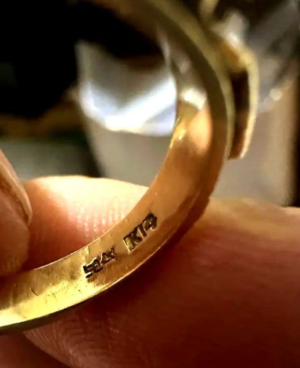 K14金 ゴールド リング K14金 ゴールド リング