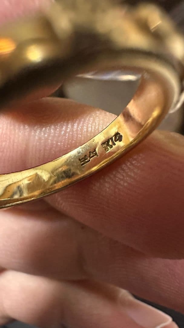 K14金 ゴールド リング K14金 ゴールド リング