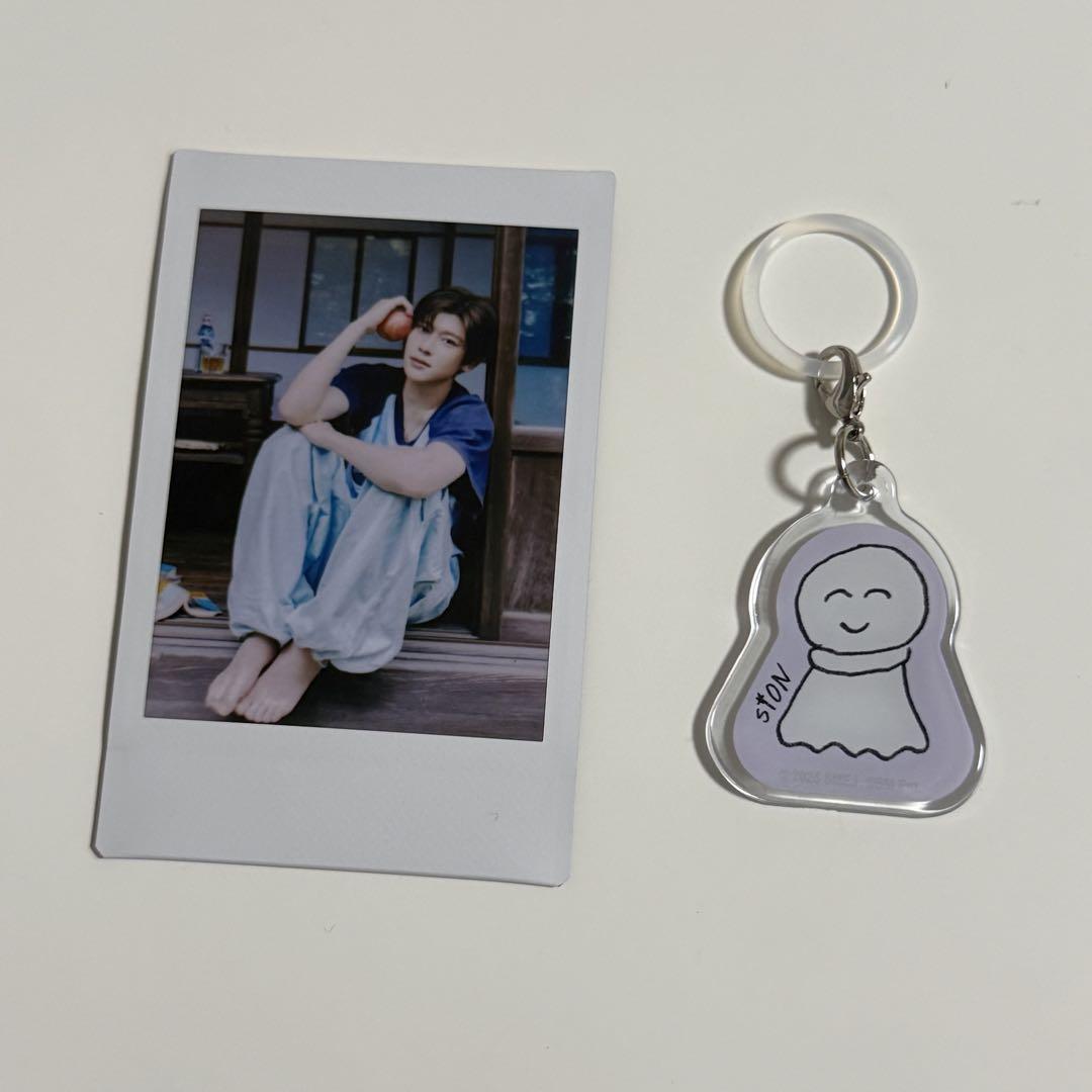 NCT WISH 展示会 ランダム チェキ 目印キーホルダー シオン