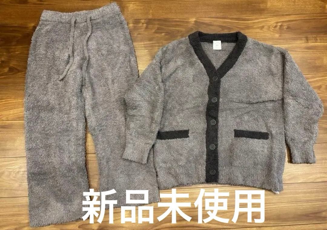 新品未使用ボタン付き　ジェラピケ　グレー　2024年福袋B もこもこ