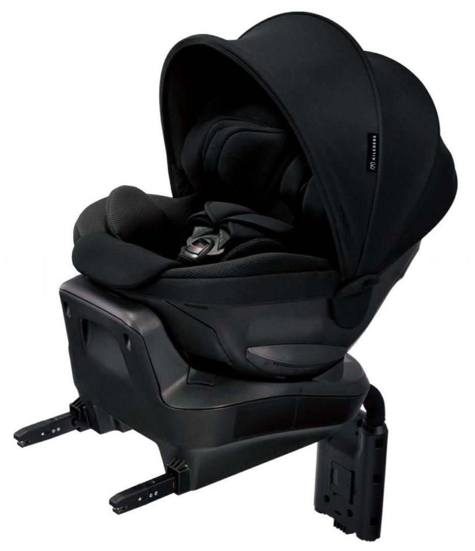 エールべべ クルット R ST ISOFIX 2024年製 黒　チャイルドシート