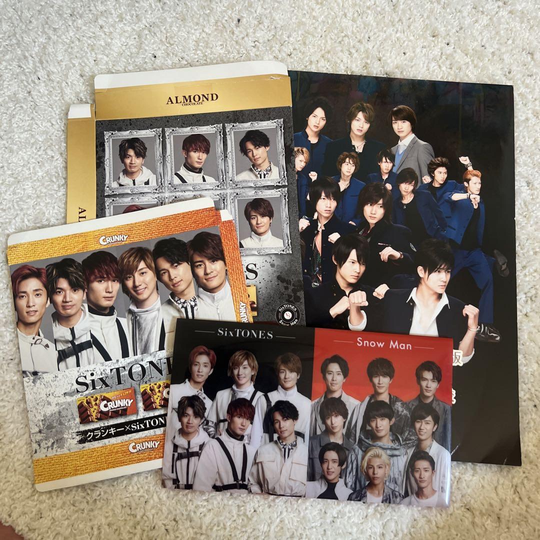 専用　SixTONES ストーンズ 39枚 Snow Man 33枚　セット セブンイレブン SixTONES SnowMan コラボ クリアファイル - メルカリ