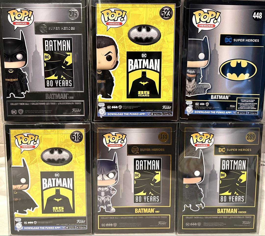 新品未開封　Funko POP! ファンコ　バットマン　6体セット フィギュア
